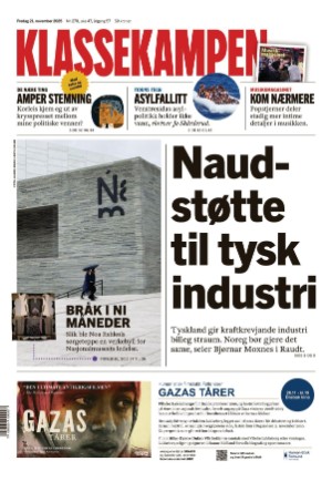 Klassekampen 21.11.25