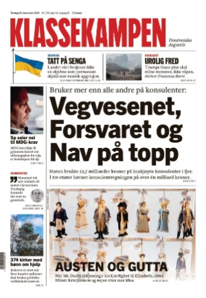 Klassekampen 25.11.25