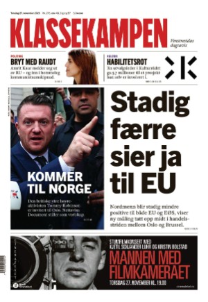 Klassekampen 27.11.25