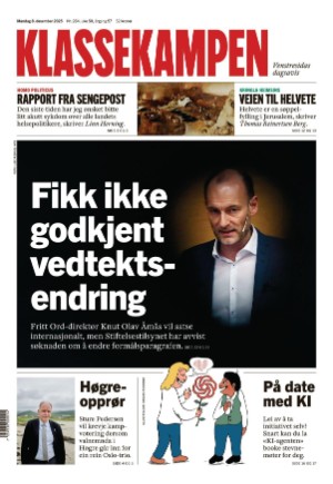 Klassekampen 08.12.25