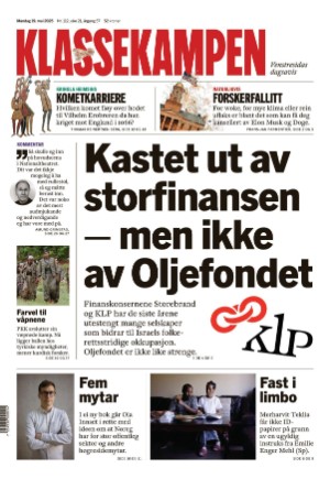 Forside Klassekampen