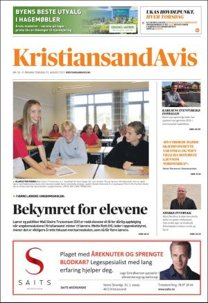 Kristiansand Avis 17.08.17