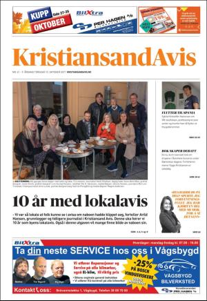 Kristiansand Avis 12.10.17