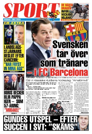 Kvällsposten Sport 2025-07-01