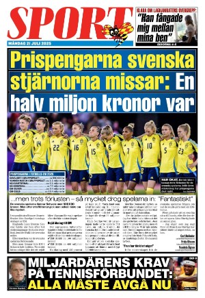 Kvällsposten Sport 2025-07-21