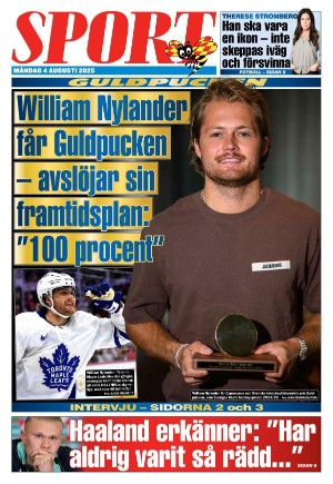 Kvällsposten Sport 2025-08-04