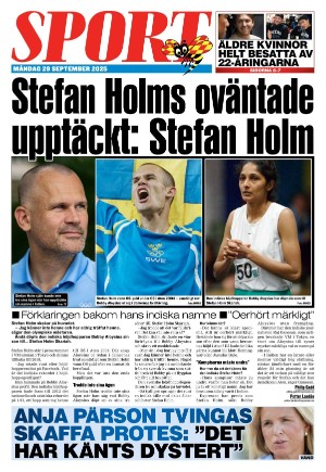 Kvällsposten Sport 2025-09-29