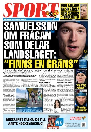 Kvällsposten Sport 2025-10-06