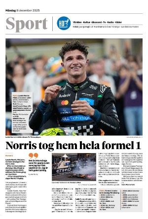 Landskrona Posten Sport 2025-12-08
