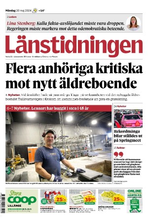 Länstidningen Östersund 2024-05-20