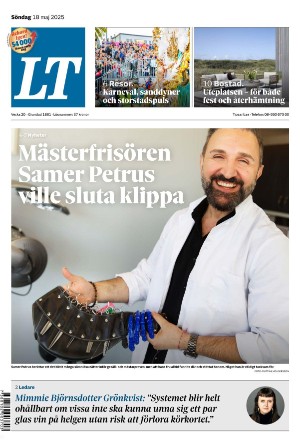 Förstasida Länstidningen Södertälje