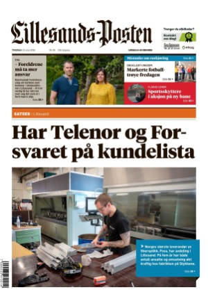 Lillesands-Posten 13.05.25