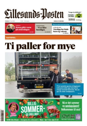 Lillesands-Posten 27.05.25