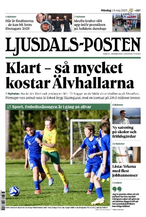 Förstasida Ljusdals-Posten