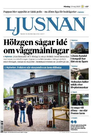 Förstasida Ljusnan