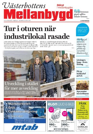 Förstasida Västerbottens Mellanbygd