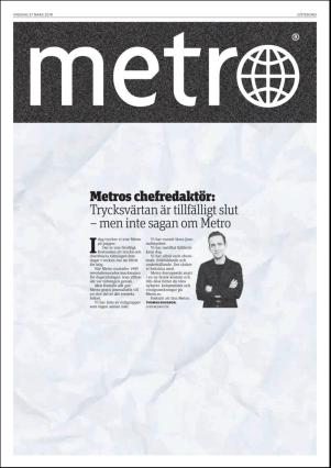 Metro Göteborg 2019-03-27