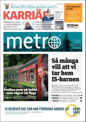 Metro Stockholm 2019-03-25