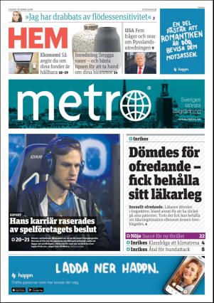 Metro Stockholm 2019-03-26