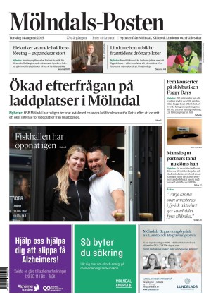 Mölndals-Posten 2025-08-14