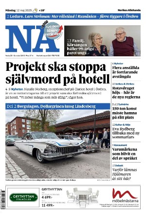 Nerikes Allehanda 2025-05-12