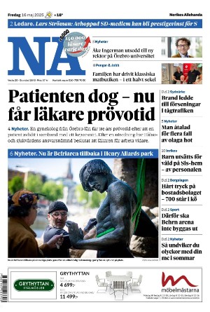 Nerikes Allehanda 2025-05-16