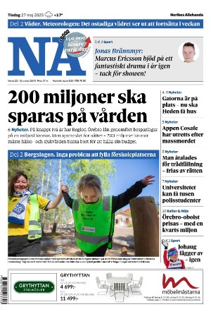 Nerikes Allehanda 2025-05-27