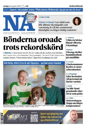 Nerikes Allehanda 2025-08-30
