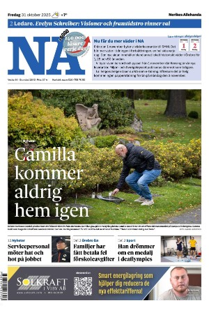 Nerikes Allehanda 2025-10-31