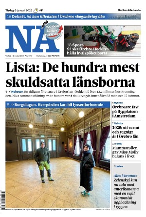 Nerikes Allehanda 2026-01-06