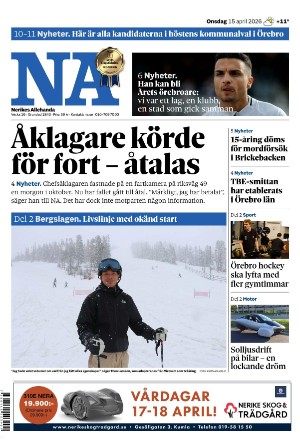 Nerikes Allehanda 2026-04-15