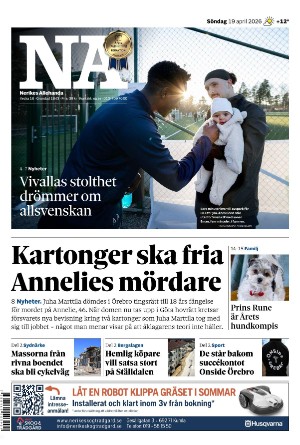Nerikes Allehanda 2026-04-19