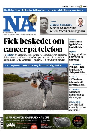 Nerikes Allehanda 2026-04-25