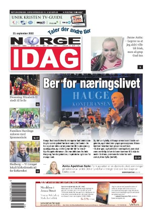 Norge I Dag (Gratis) 23.09.22