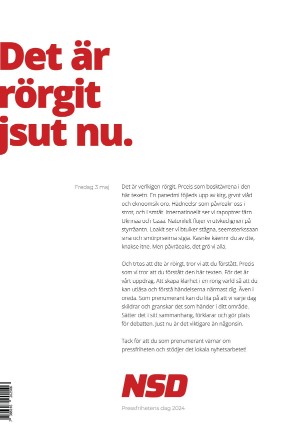 Norrländska Socialdemokraten 2024-05-03