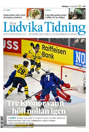 Förstasida Nya Ludvika Tidning