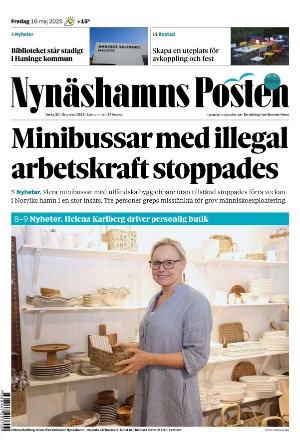 Förstasida Nynäshamns Posten