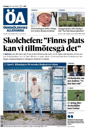 Örnsköldsviks Allehanda 2025-05-16