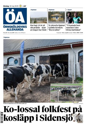 Örnsköldsviks Allehanda 2025-05-18