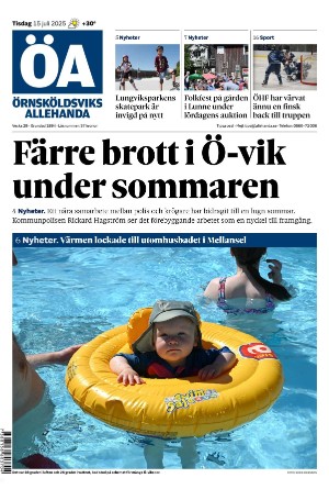 Örnsköldsviks Allehanda 2025-07-15