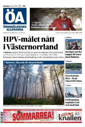 Örnsköldsviks Allehanda 2025-07-16