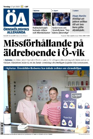 Örnsköldsviks Allehanda 2025-07-17