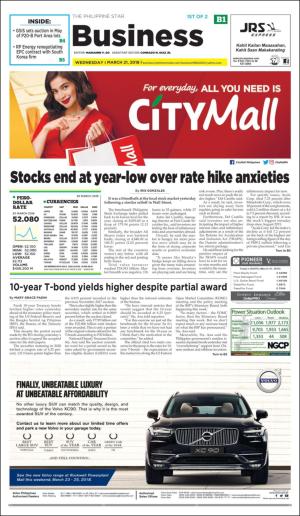The Philippine Star Business section 3/21/18