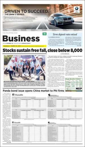 The Philippine Star Business section 3/22/18