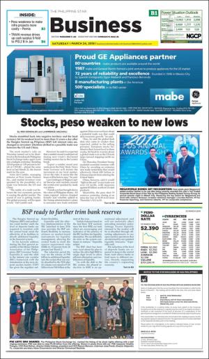 The Philippine Star Business section 3/24/18