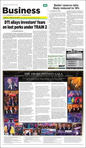 The Philippine Star Business section 3/25/18
