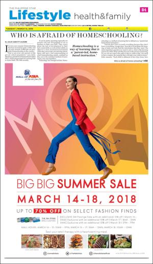 The Philippine Star Entertainment 1st Section 3/13/18