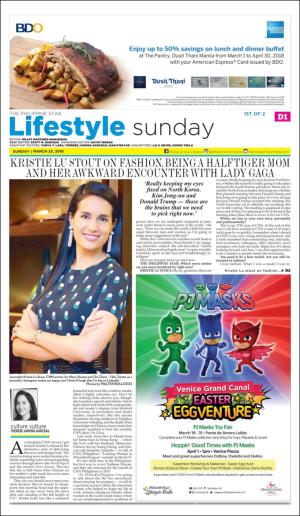 The Philippine Star Entertainment 1st Section 3/25/18