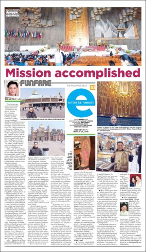 The Philippine Star Entertainment 1st Section 3/28/18