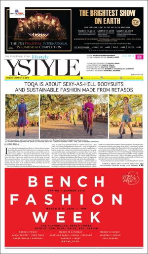 The Philippine Star Entertainment 2nd Section 3/9/18